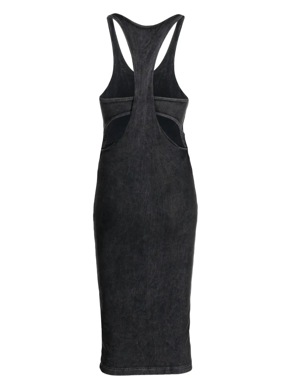 Mineral Ribbed-Knit Midi Dress