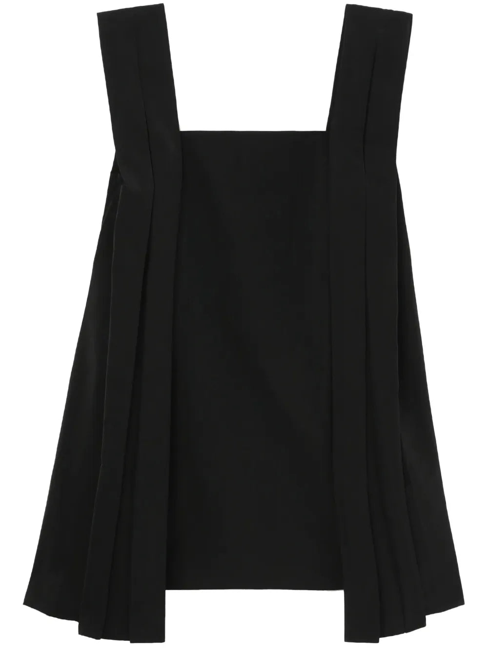 Pleat-Detail Sleeveless Minidress