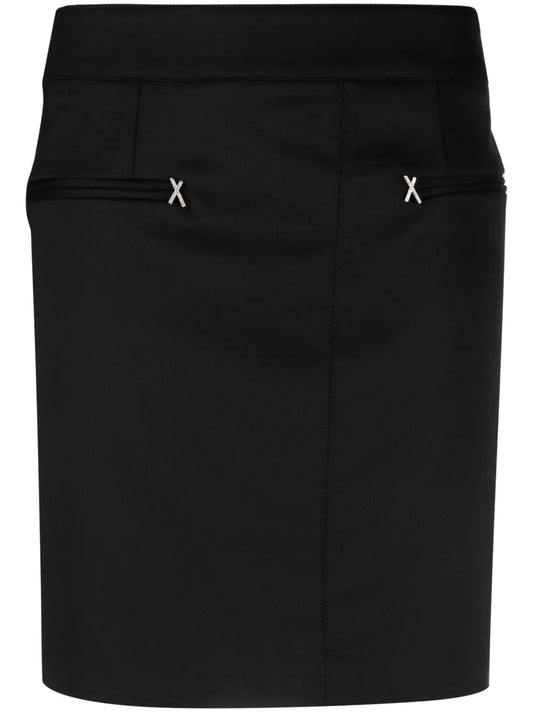 Crystal-Embellished Detail Skirt