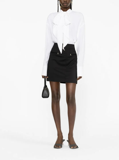 Crystal-Embellished Detail Skirt