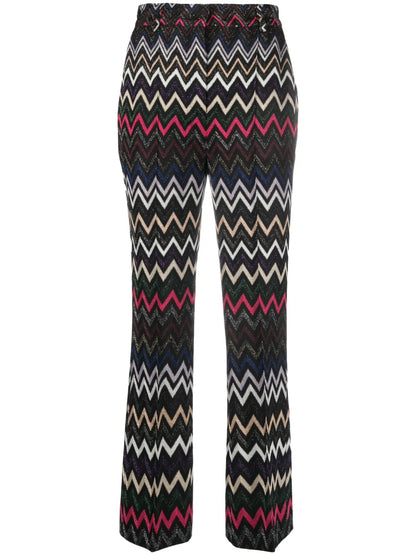 Zigzag Lurex Trousers