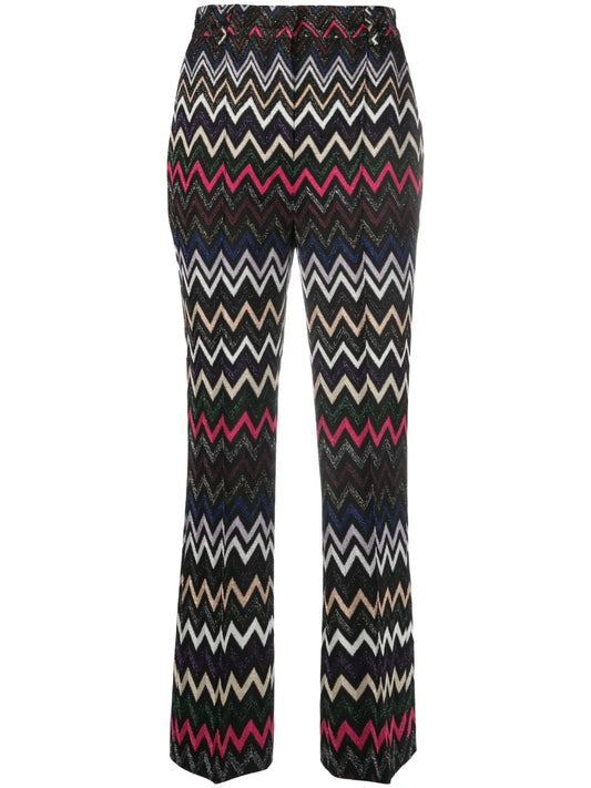 Zigzag Lurex Trousers