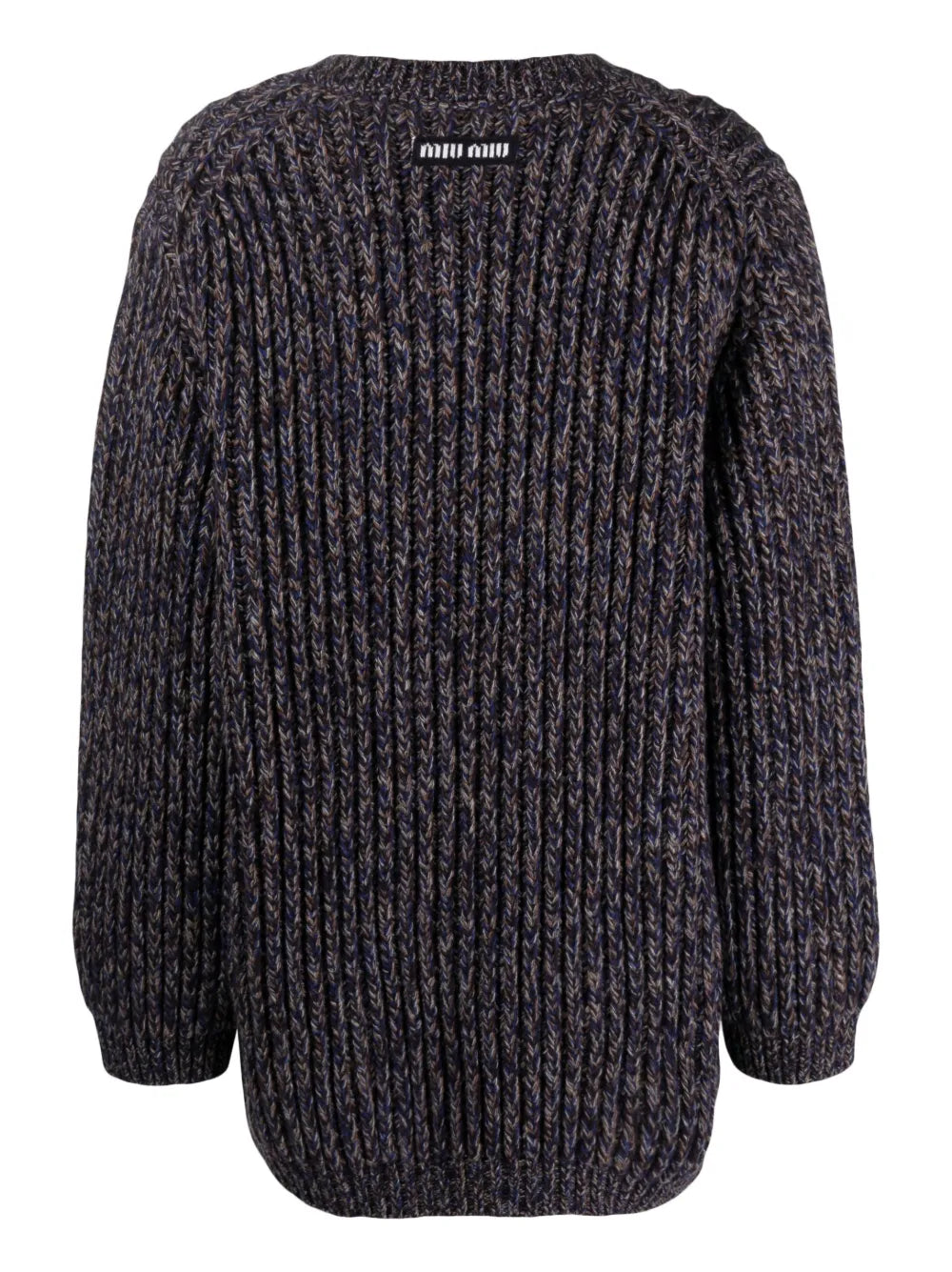 Crew-Neck Virgin-Wool Knitted Jumper