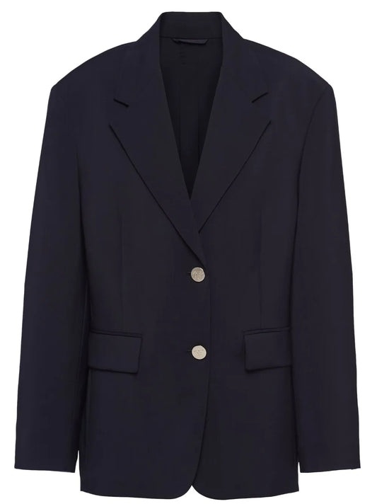 Single-Breasted Wool Blazer