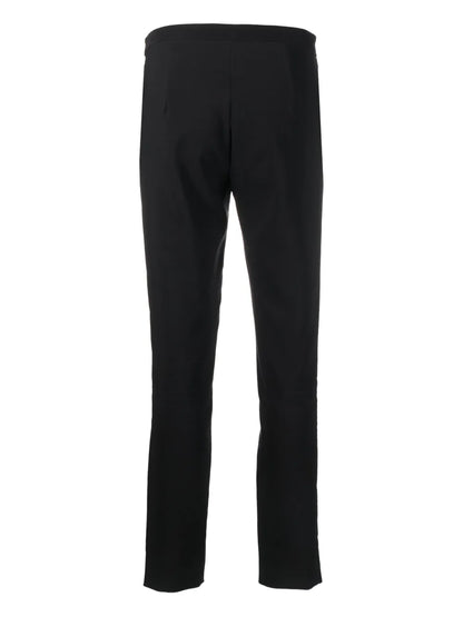 Front-Slit Cropped Trousers