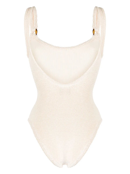 Domino Ribbed One-Piece