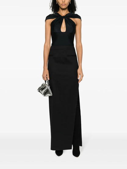 Side-Slit Maxi Skirt