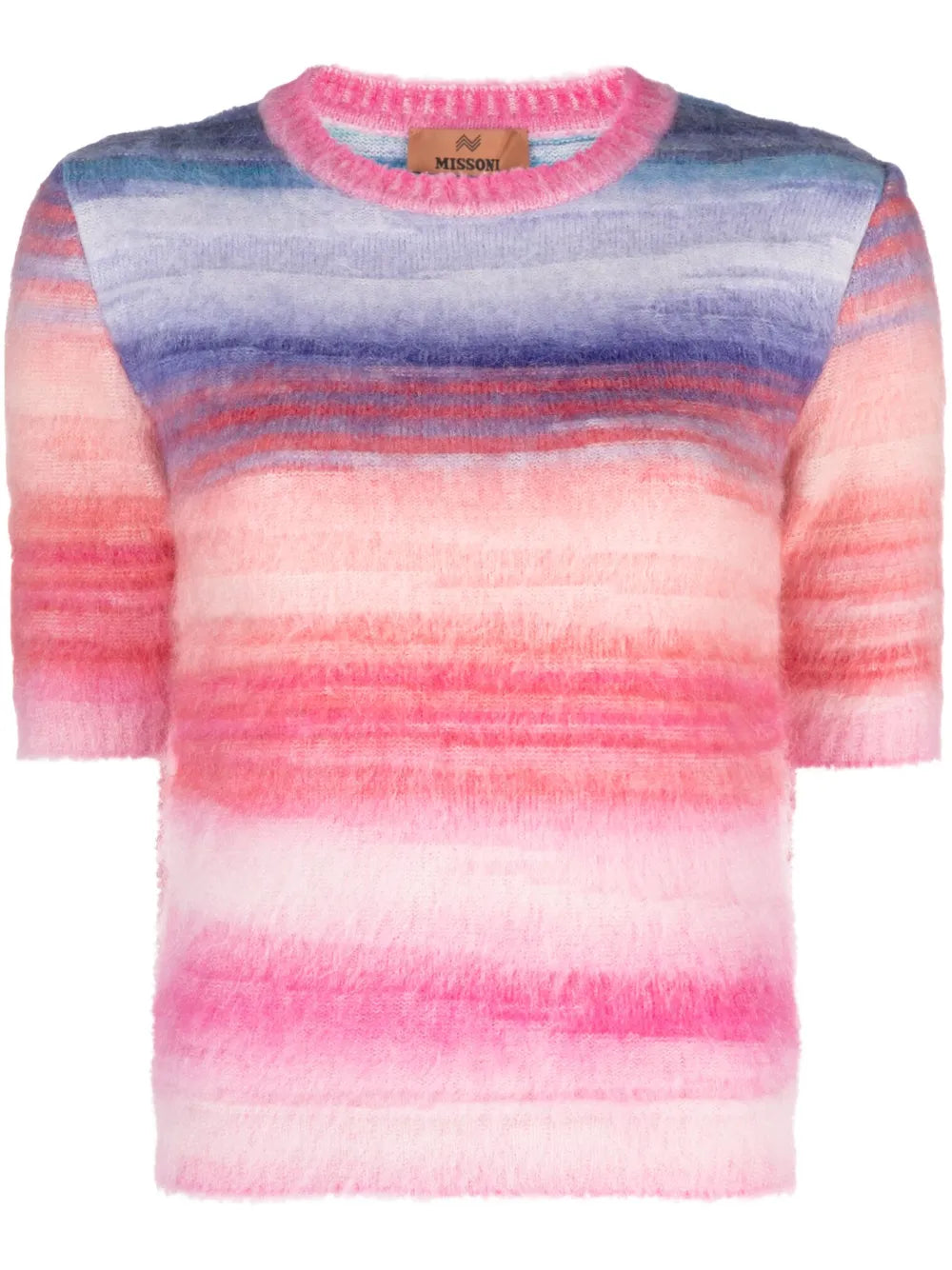 Brushed-Effect Wool-Blend Top