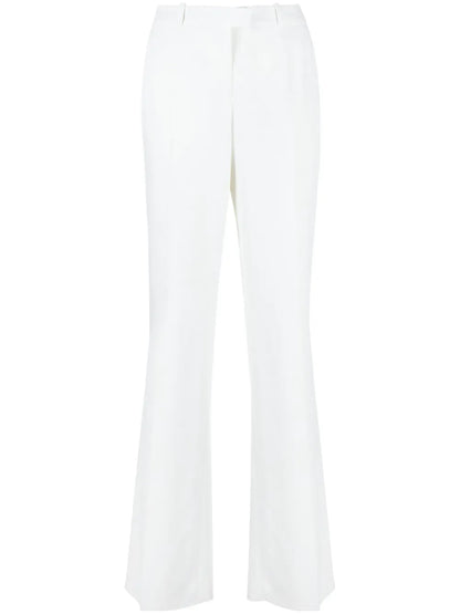 Pressed-Crease Tailored Trousers