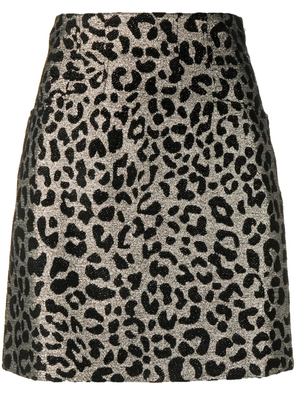 Leopard-Print Mini Skirt