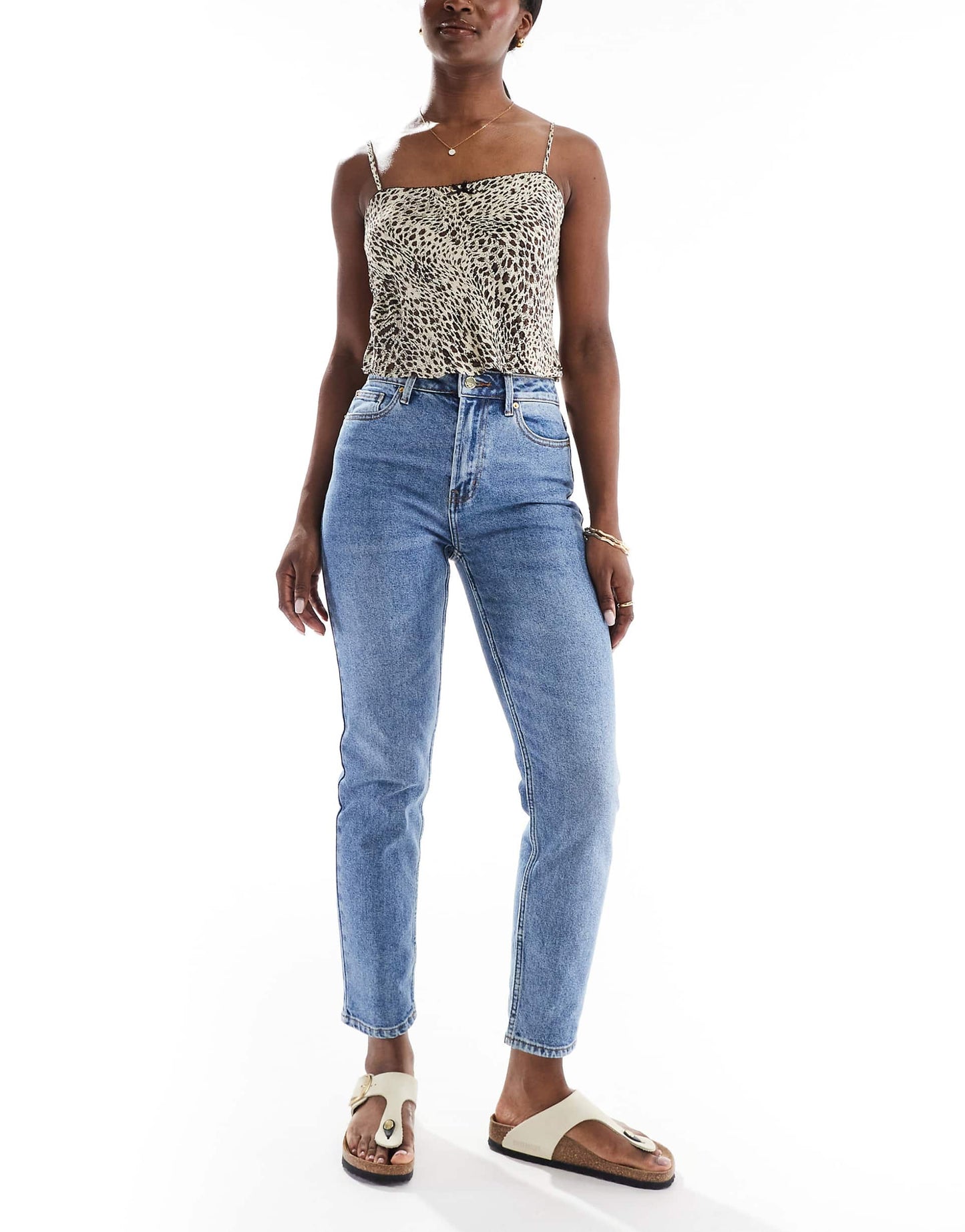 Emily High Waisted Straight Leg Jeans