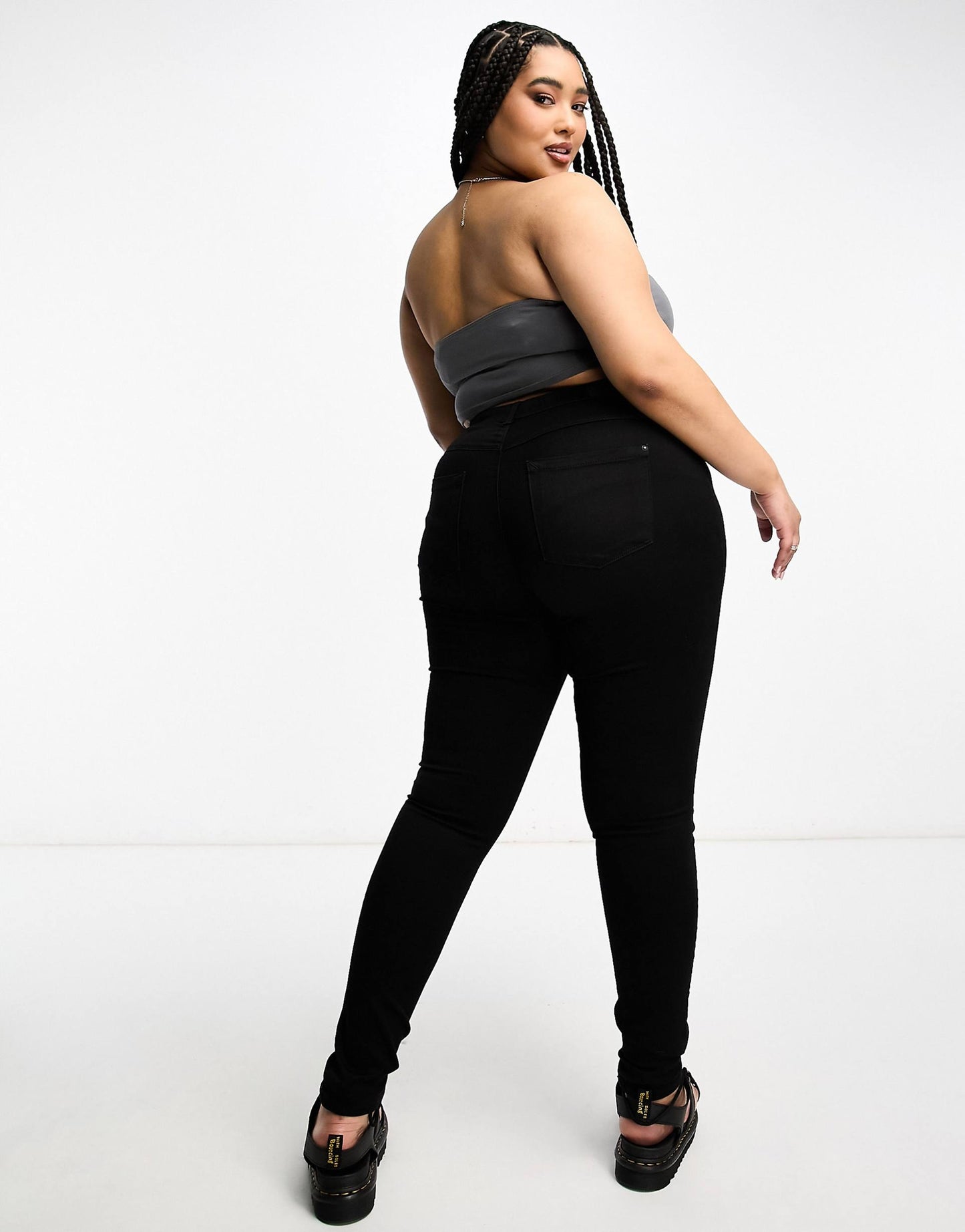 Curve Augusta High Waisted Skinny Jeans