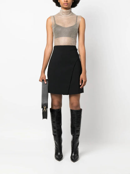 High-Waisted A-Line Skirt