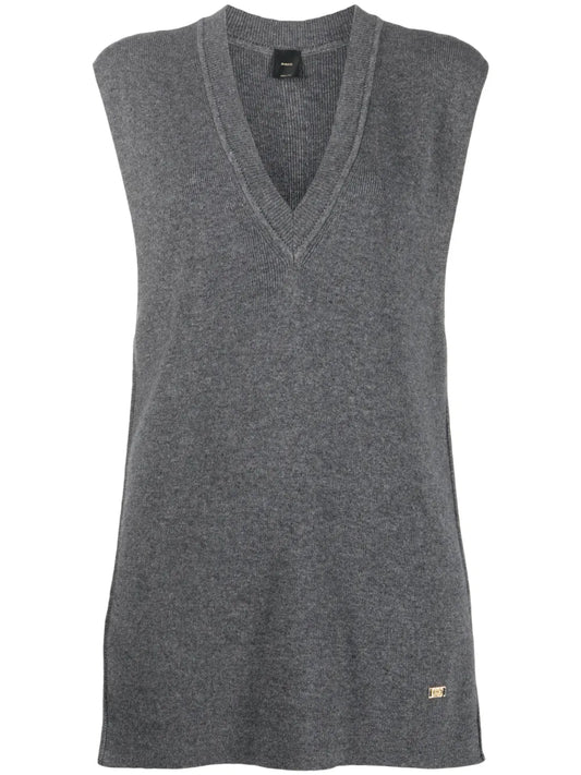 Ribbed-Knit Sweater Vest