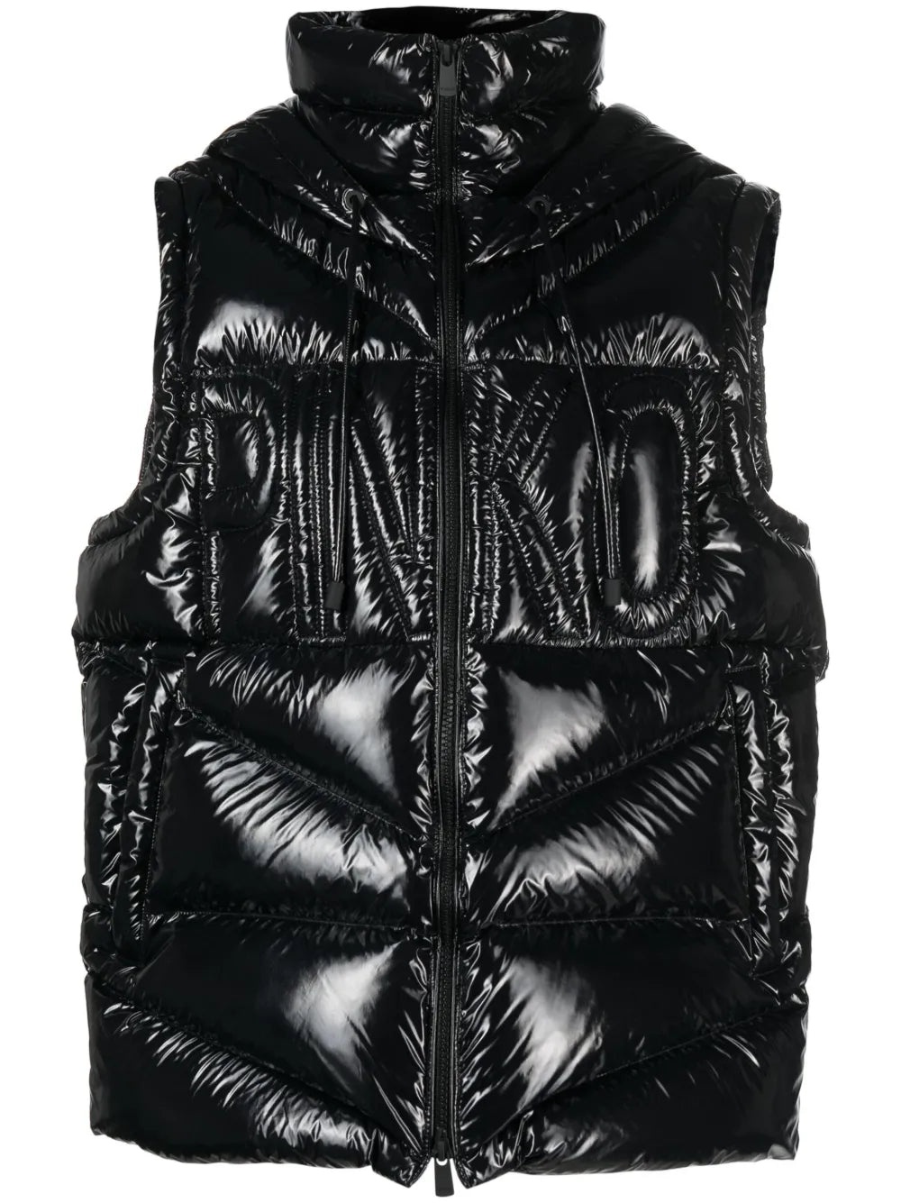 Logo-Embossed Puffer Gilet