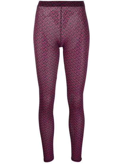 Logo-Print Pattern Leggings