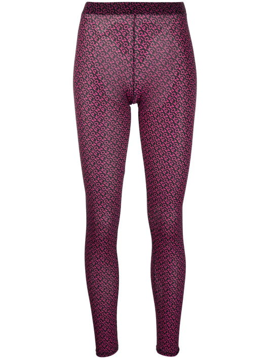 Logo-Print Pattern Leggings