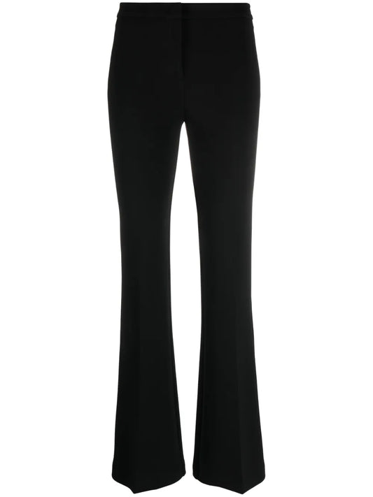 Flared Stretch-Jersey Trousers