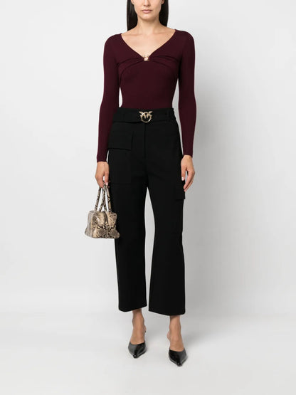 Love Birds-Buckle Cargo Pants