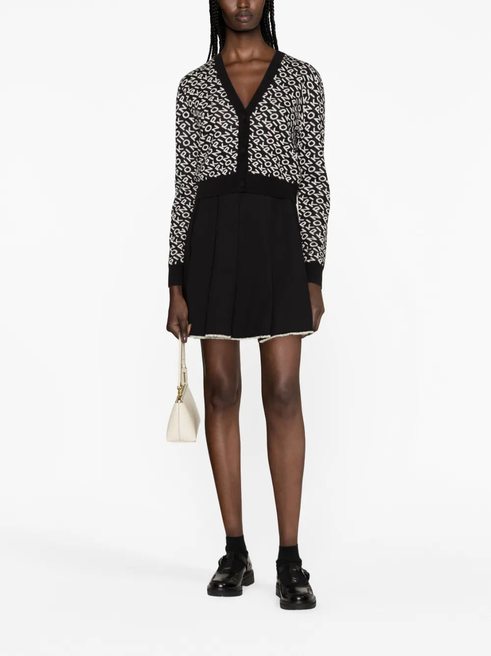 Logo-Jacquard Cardigan