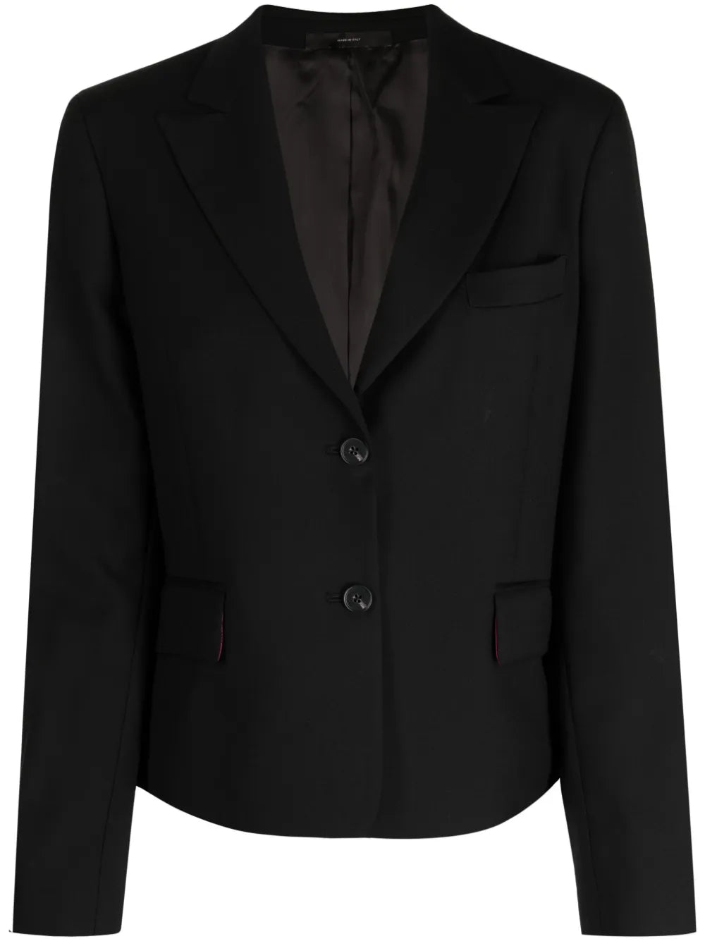 Single-Breasted Wool Blazer