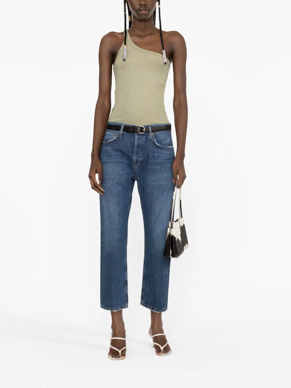 Low-Rise Cropped Jeans