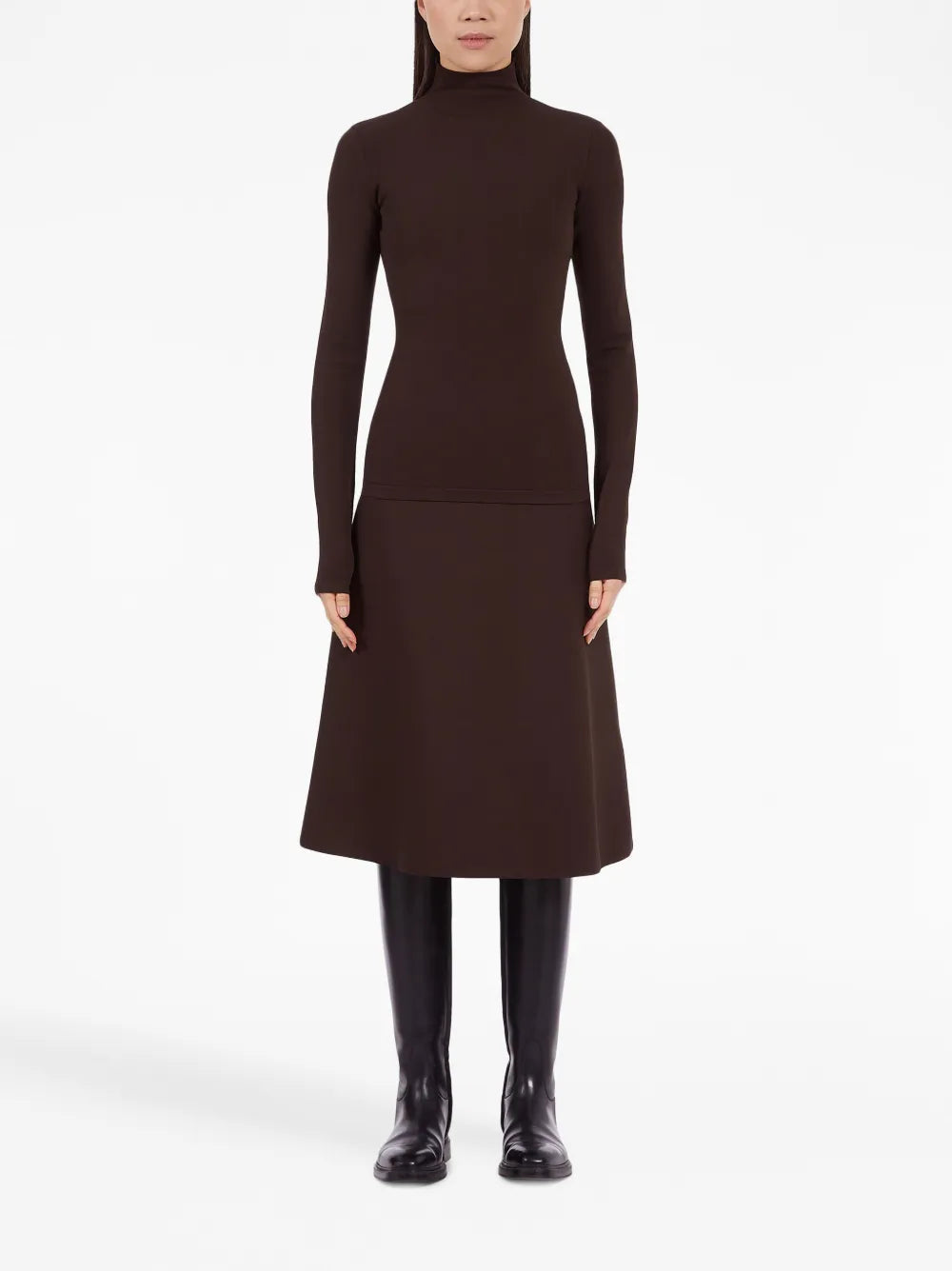 Roll-Neck Cashmere-Blend Jumper
