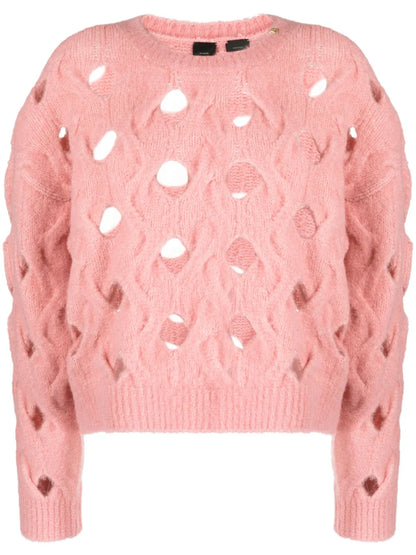 Cable Knit Cut-Out Jumper