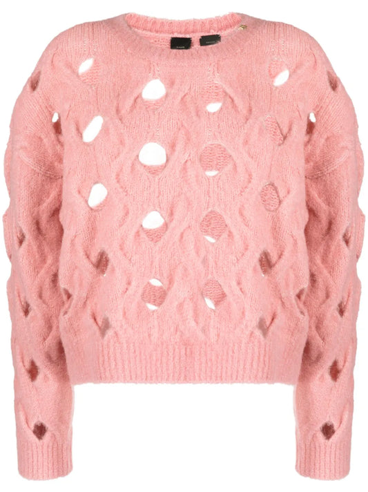 Cable Knit Cut-Out Jumper