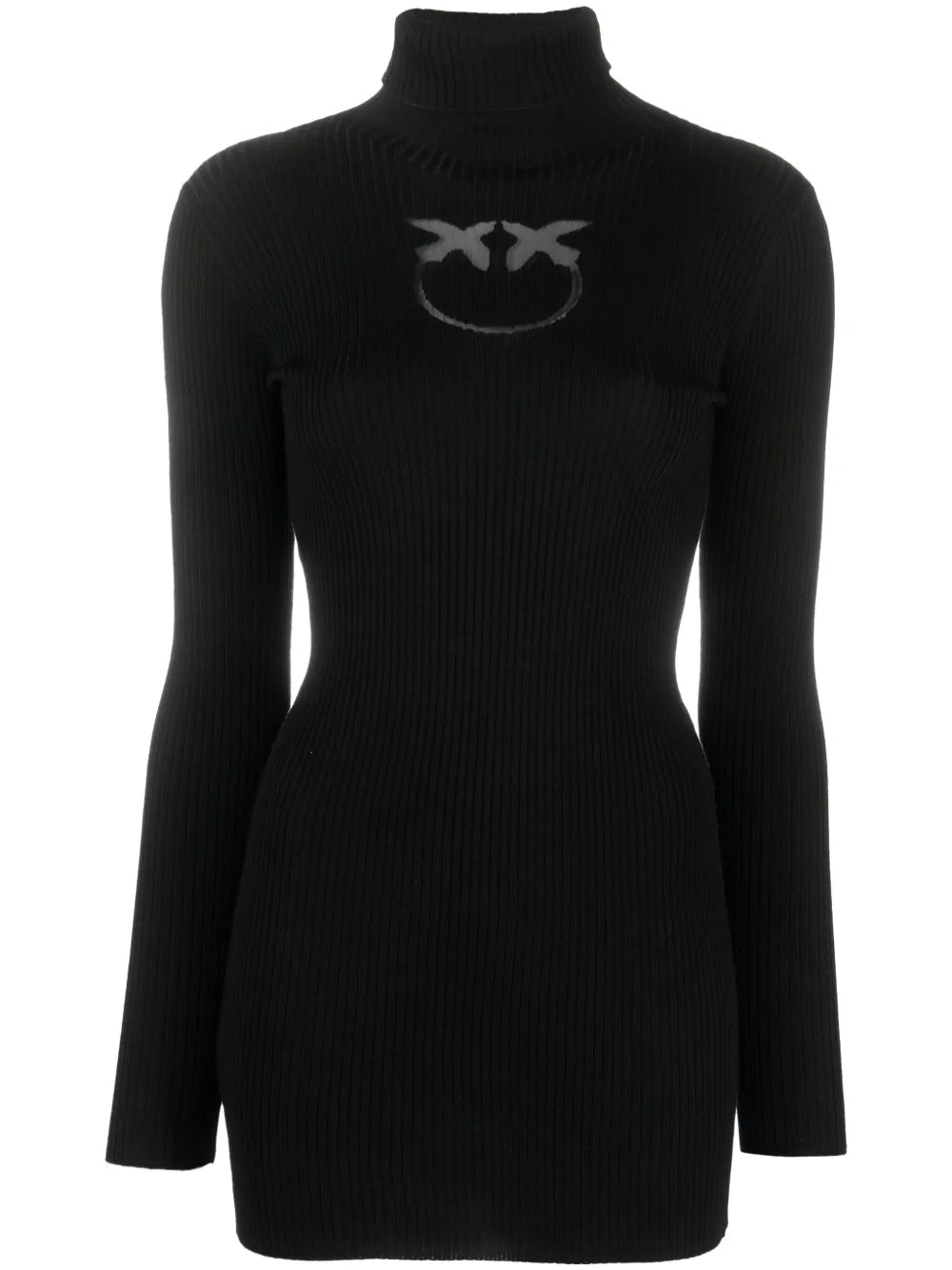 Intarsia-Knit Logo Roll-Neck Jumper