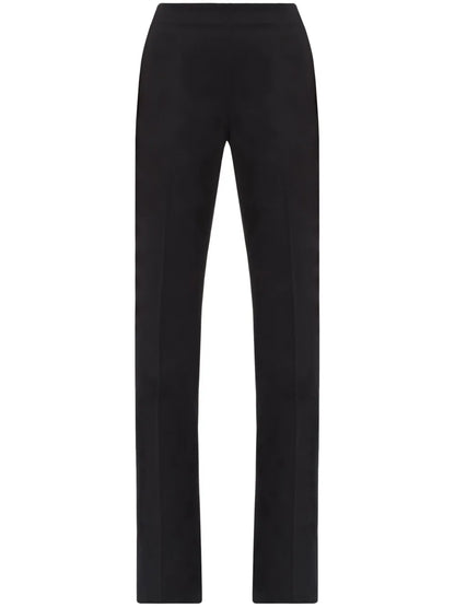 Wool Straight-Leg Trousers