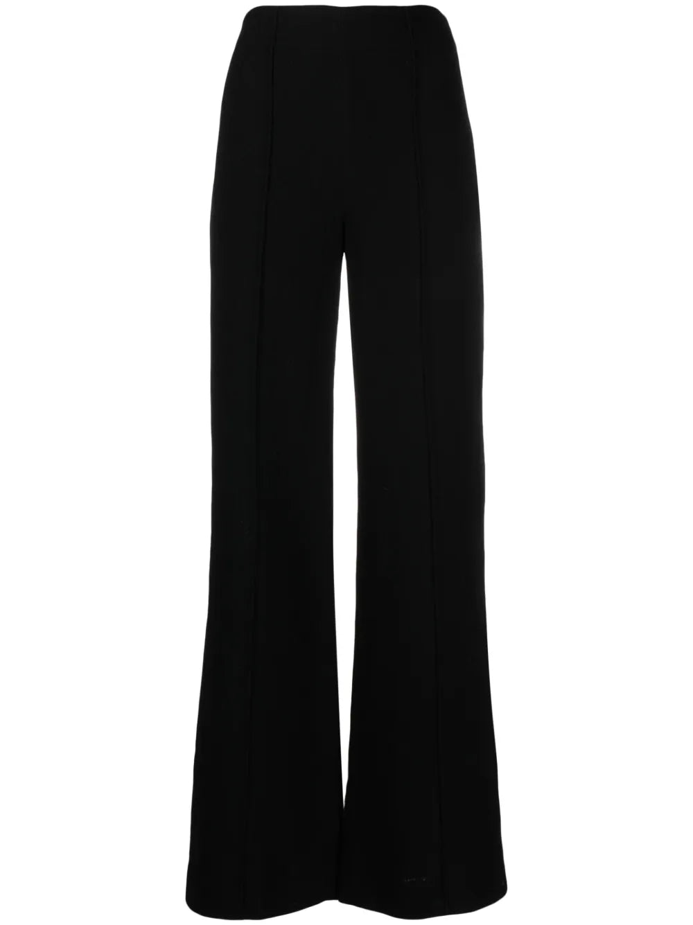 High-Waist Flared Trousers