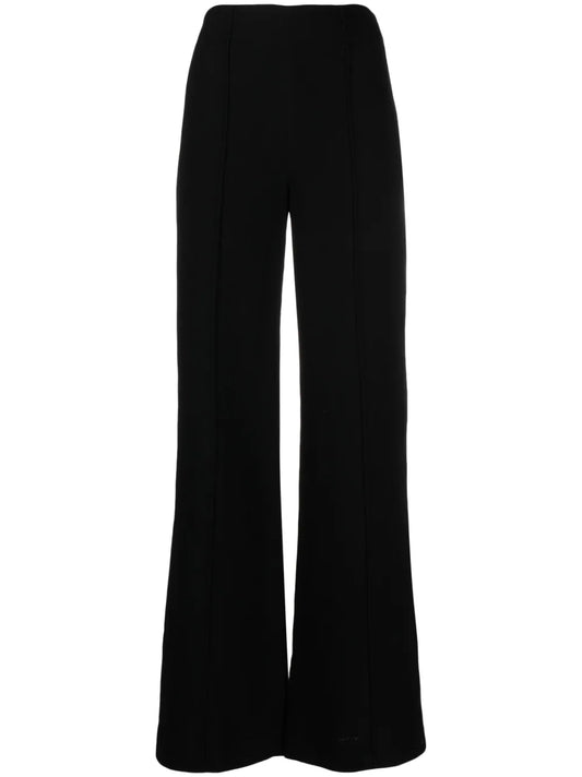 High-Waist Flared Trousers
