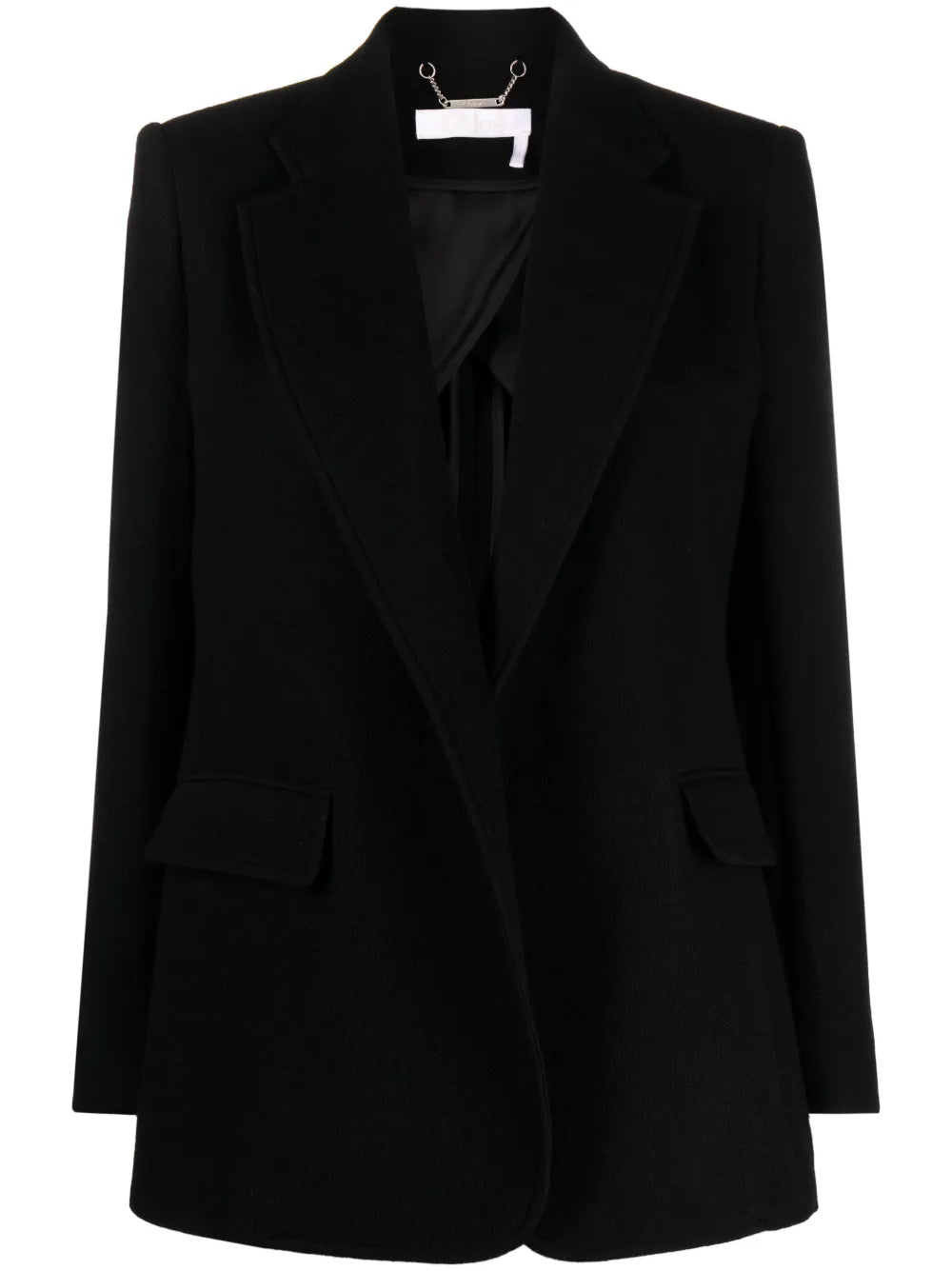 Single-Breasted Open-Front Blazer