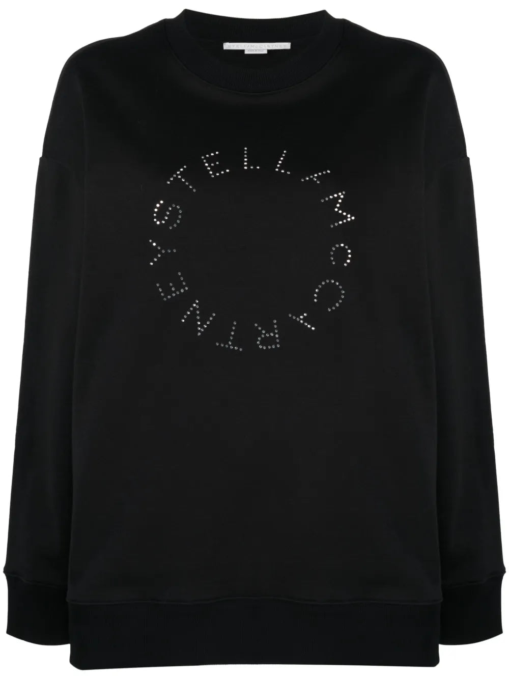 Rhinestone-Embellished Logo Sweatshirt