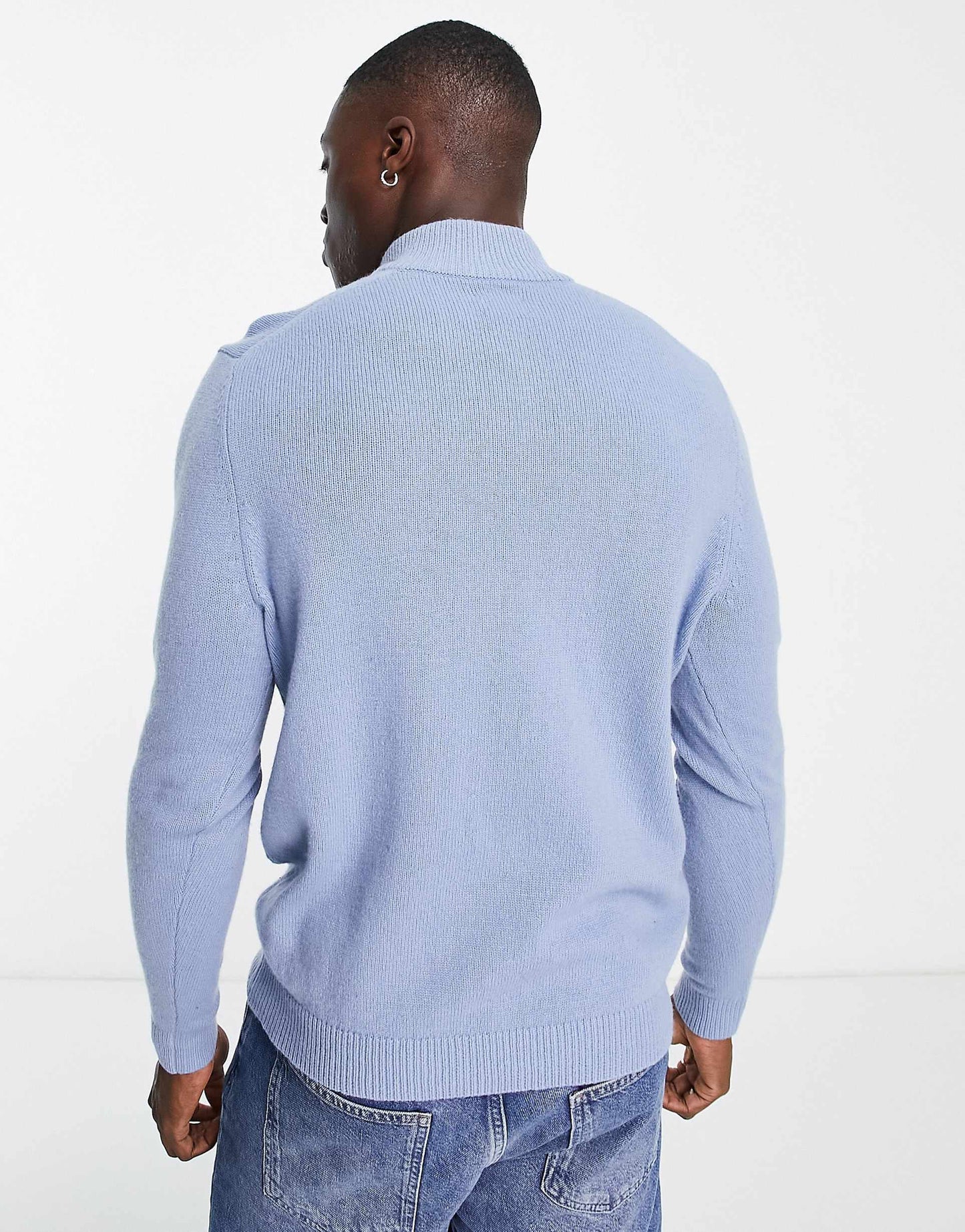 Lambswool Half Zip Jumper