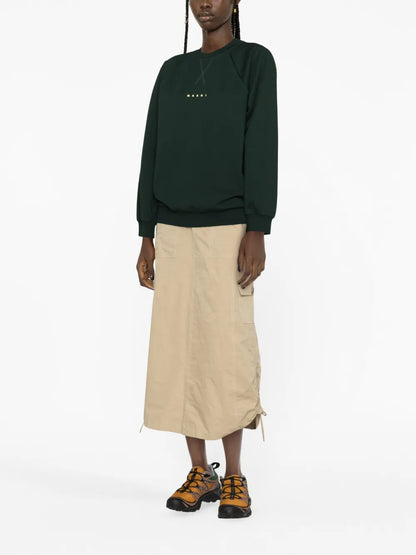 Logo-Print Cotton Sweatshirt