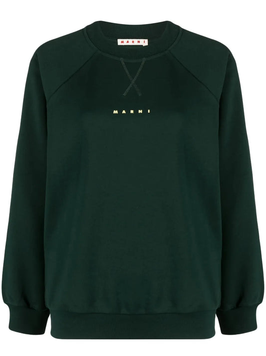 Logo-Print Cotton Sweatshirt