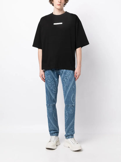 Monster-Print Cotton T-Shirt