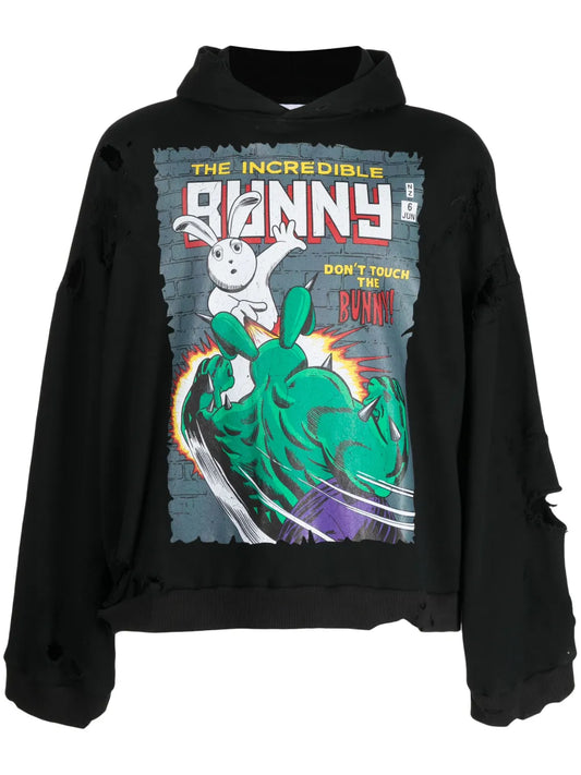 The Incredible Bunny-Print Hoodie