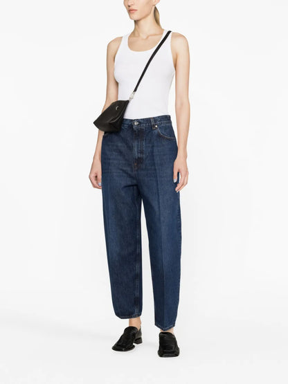 Tapered High-Waist Jeans