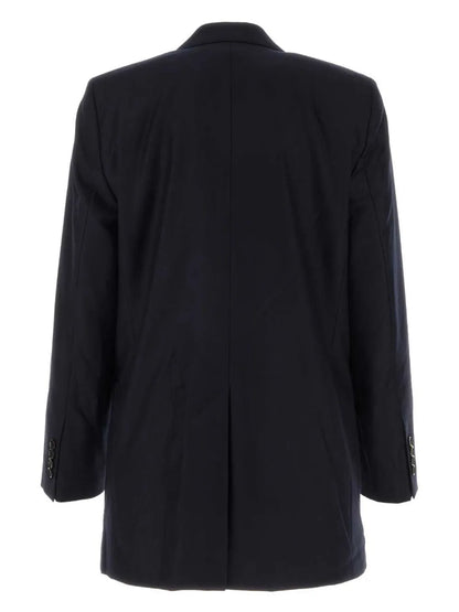 Single-Breasted Wool Blazer