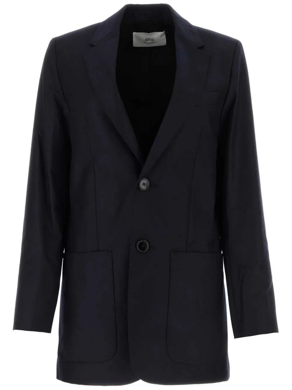 Single-Breasted Wool Blazer