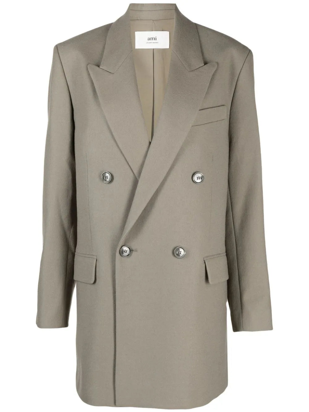 Double-Breasted Virgin Wool Blazer