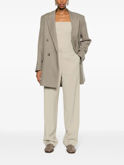 Double-Breasted Virgin Wool Blazer