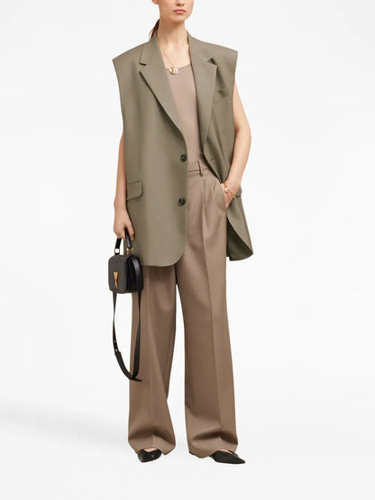 Oversize Virgin Wool Waistcoat