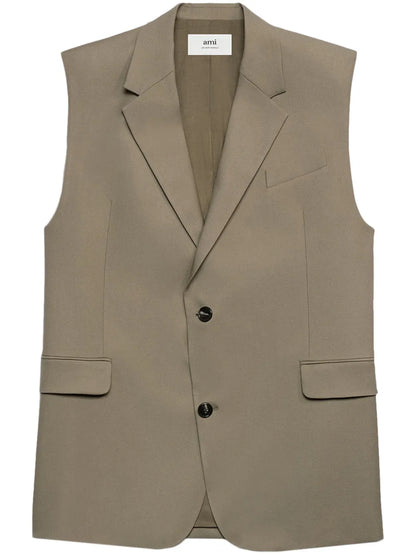 Oversize Virgin Wool Waistcoat