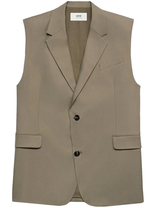 Oversize Virgin Wool Waistcoat