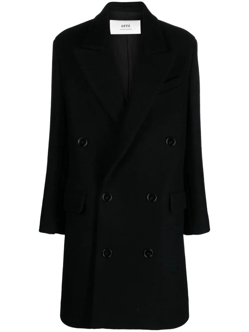Double-Breasted Wool Coat