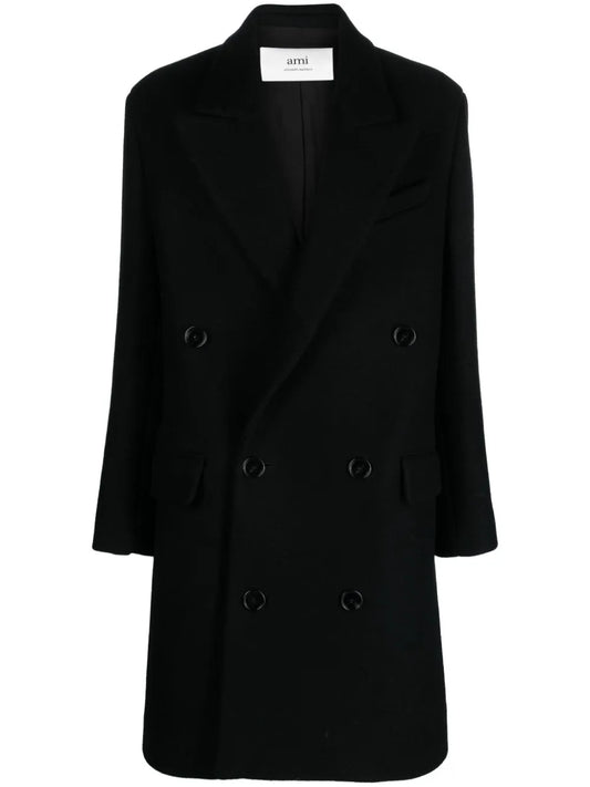 Double-Breasted Wool Coat